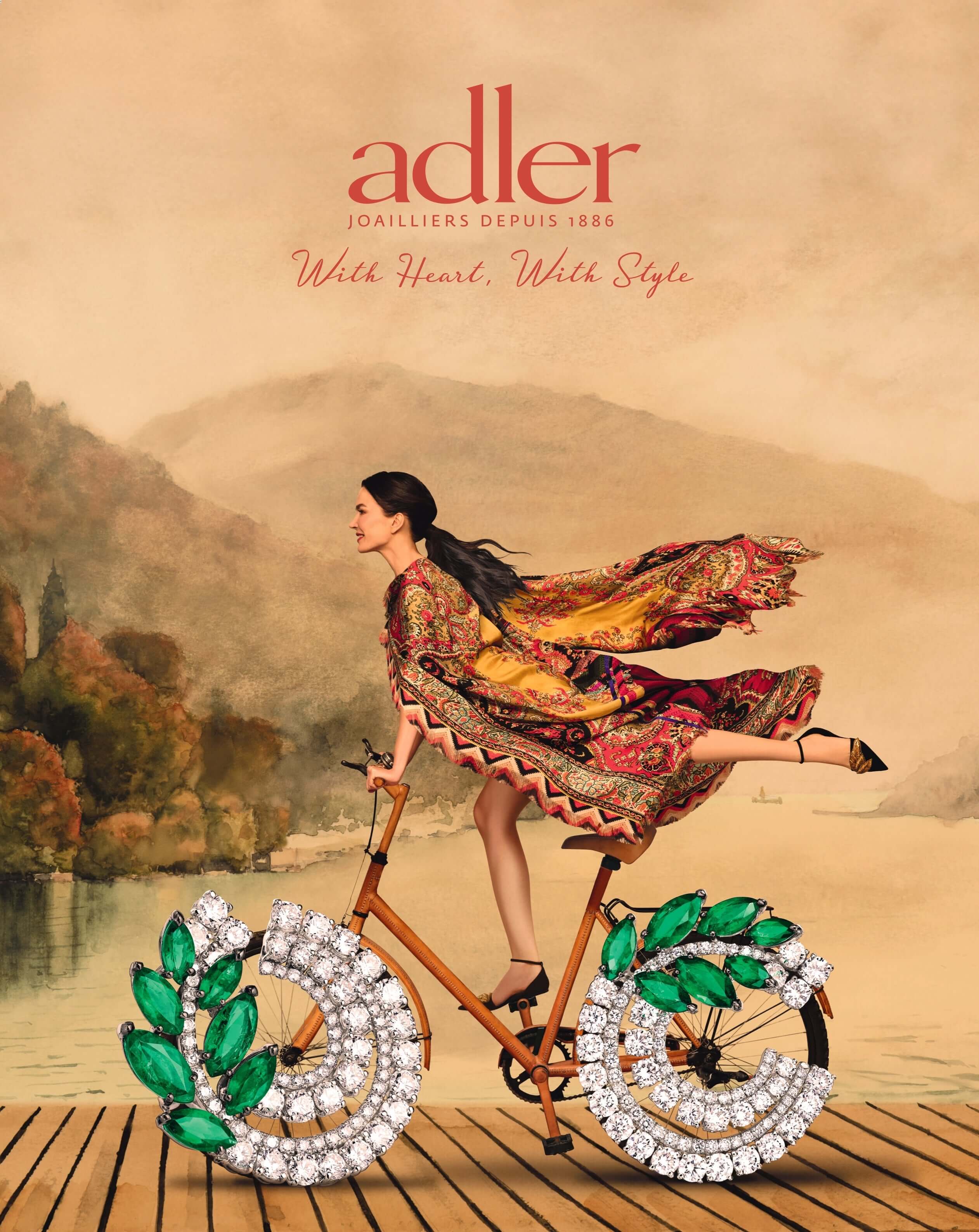 Serena Uziyel x adler Mücevherat Harper's Bazaar'da