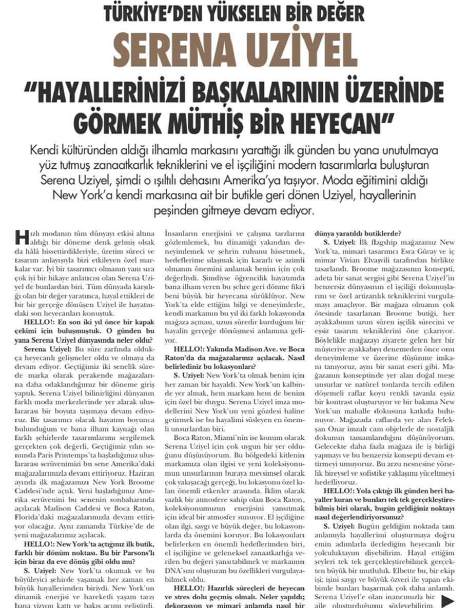 HELLO'da Broome Mağazası Açılış Duyurusu! Türkiye