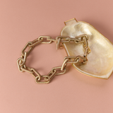 Catena Rectangular Gold Kolye