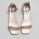 Catena Notte Glam Pudra Sandalet