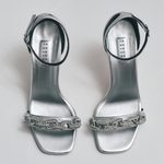 Catena Notte Glam Silver Topuklu Sandalet