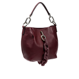 Catena Bordo Deri Pouch El Çantası