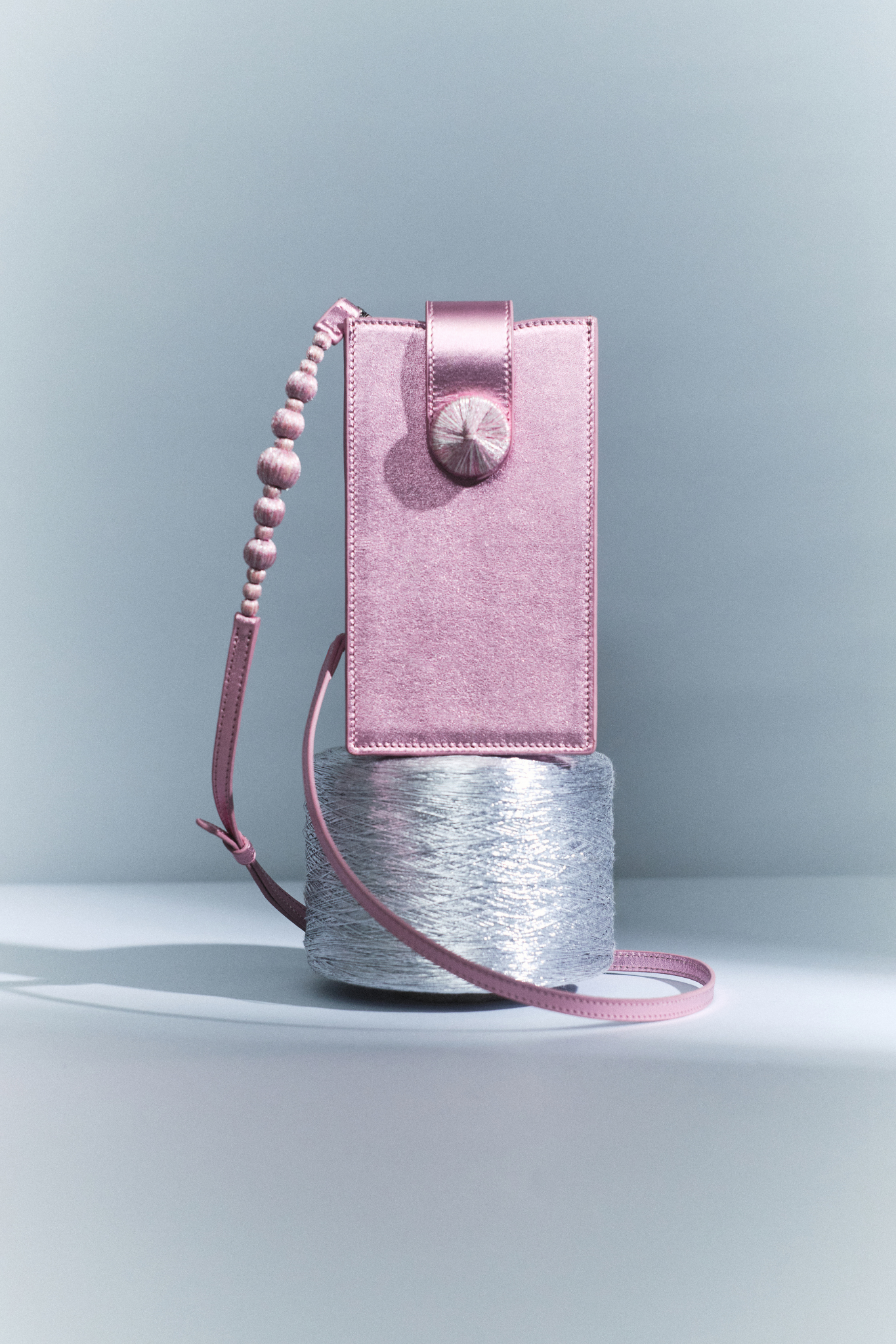 Alessa Metalik Pembe Telefon Kılıfı