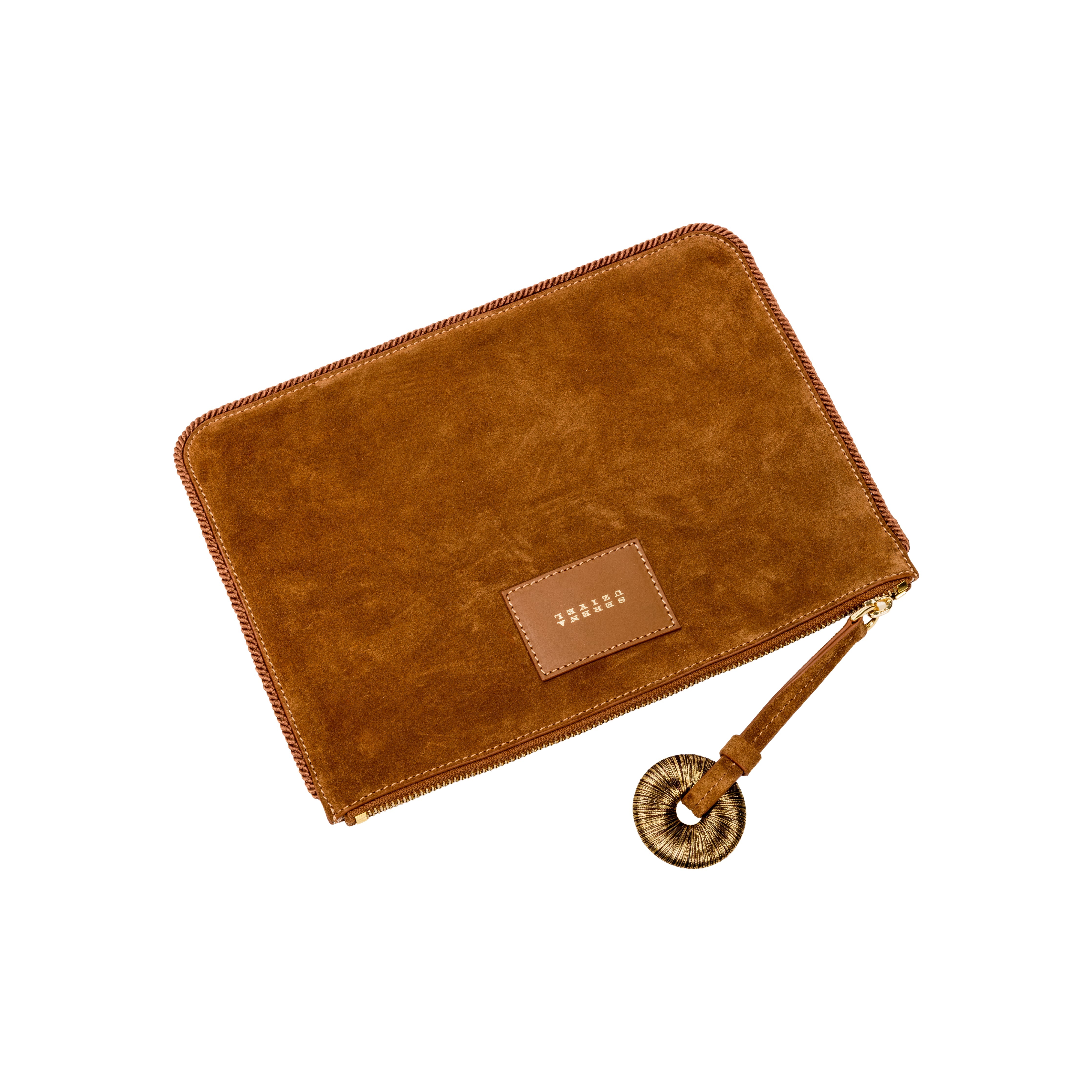 Boho Chic Kahverengi Süet Alışveriş Çantası