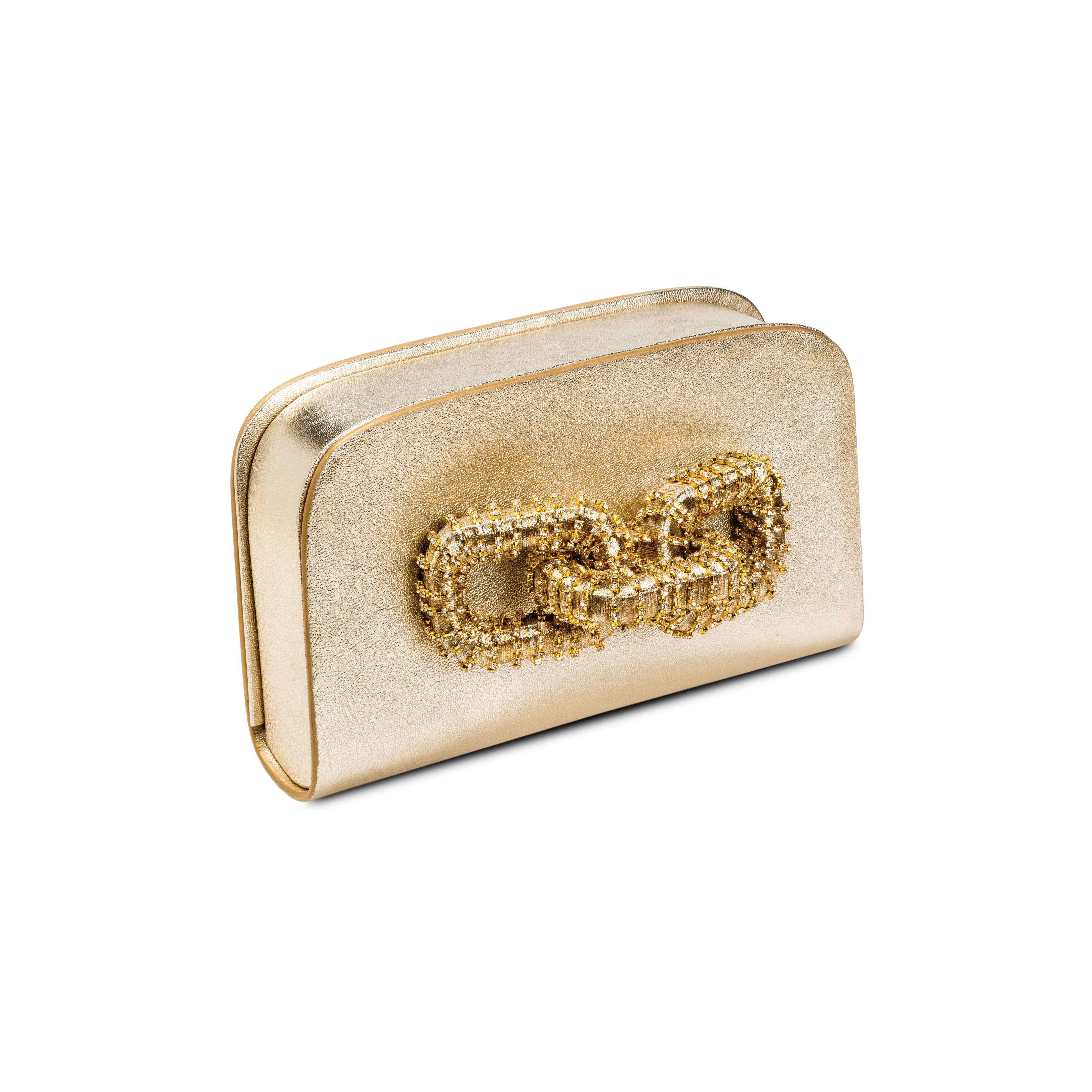 Catena Glam Gold Çift Tarflı El Çantası