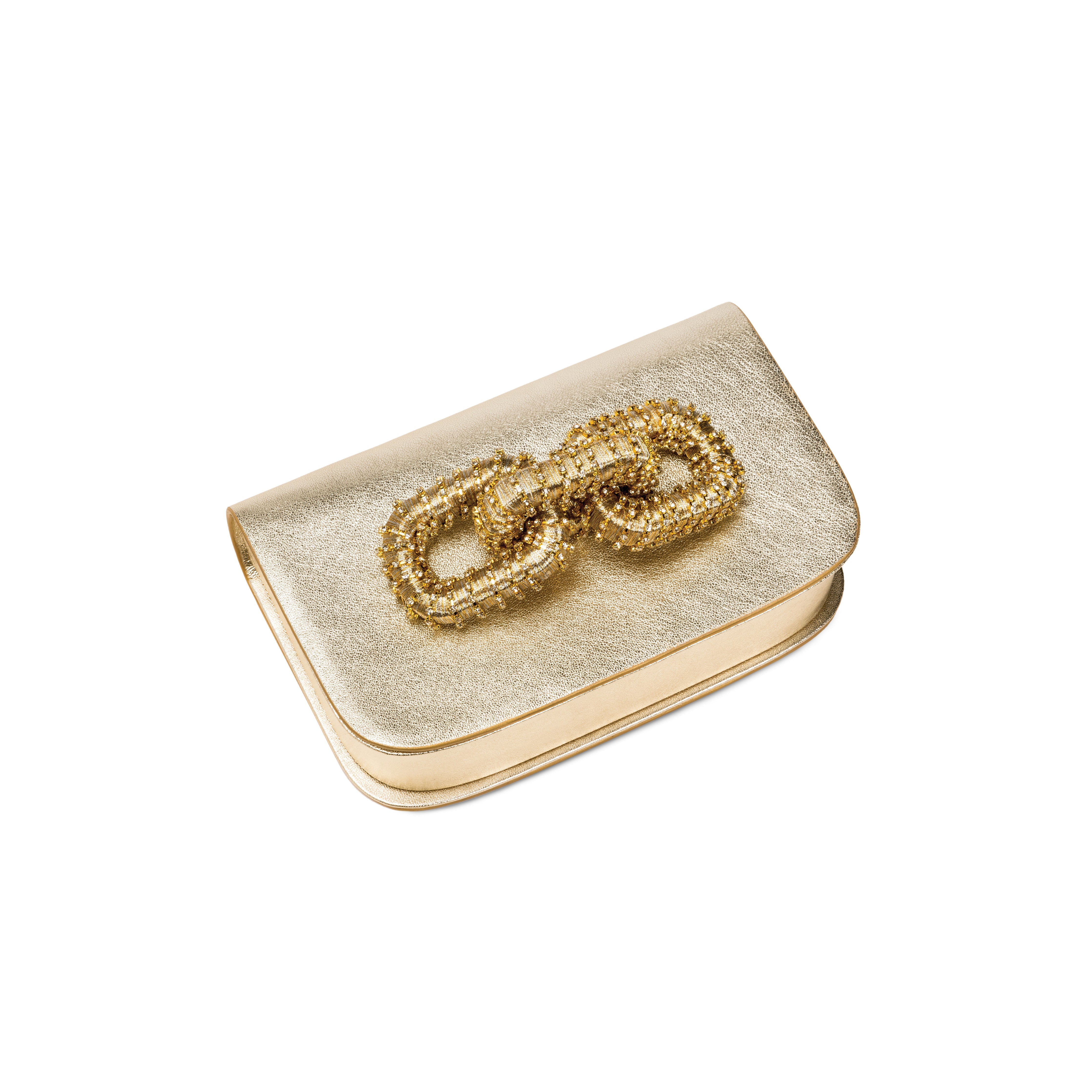 Catena Glam Gold Çift Tarflı El Çantası