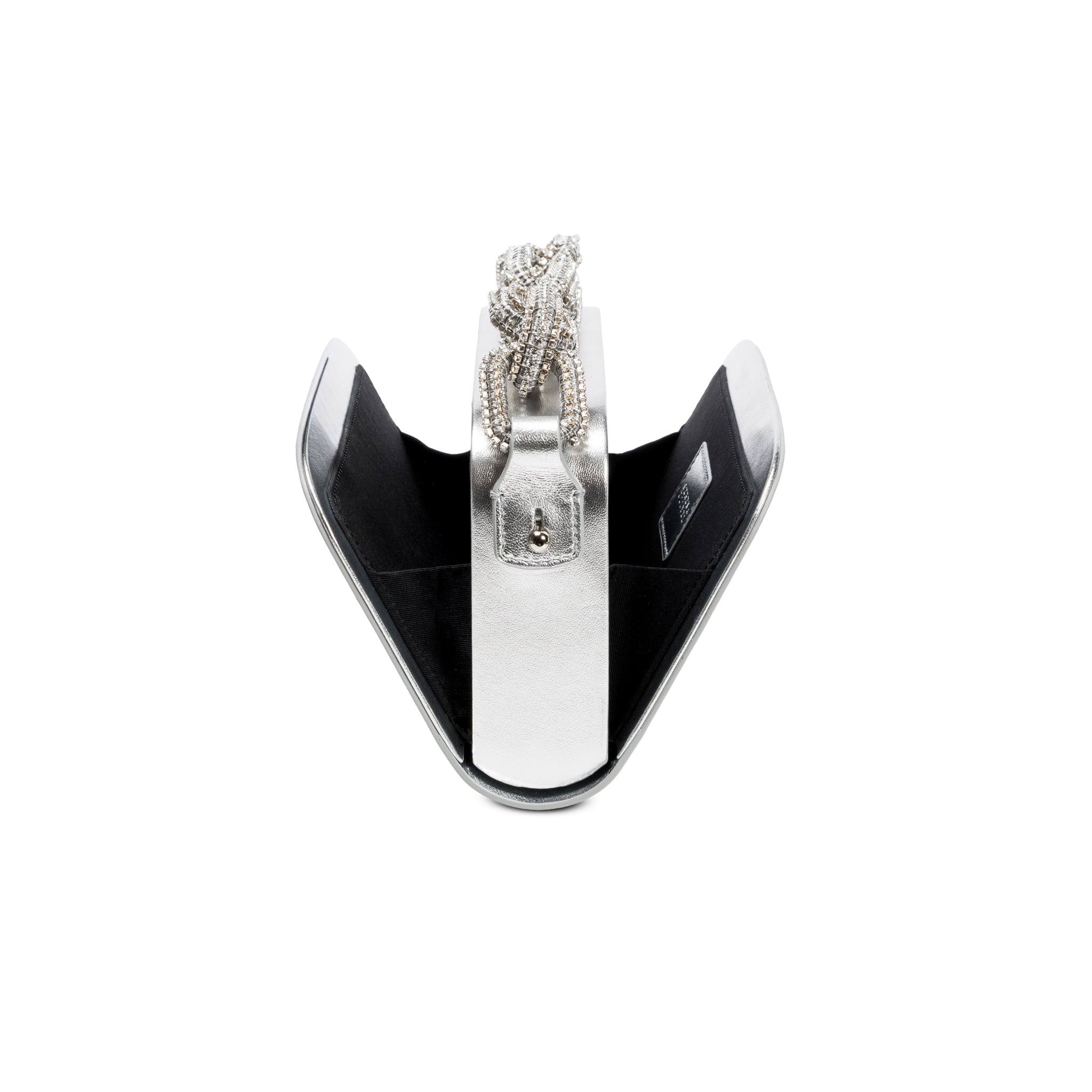 Catena Glam Silver Çift Tarflı Omuz Çantası