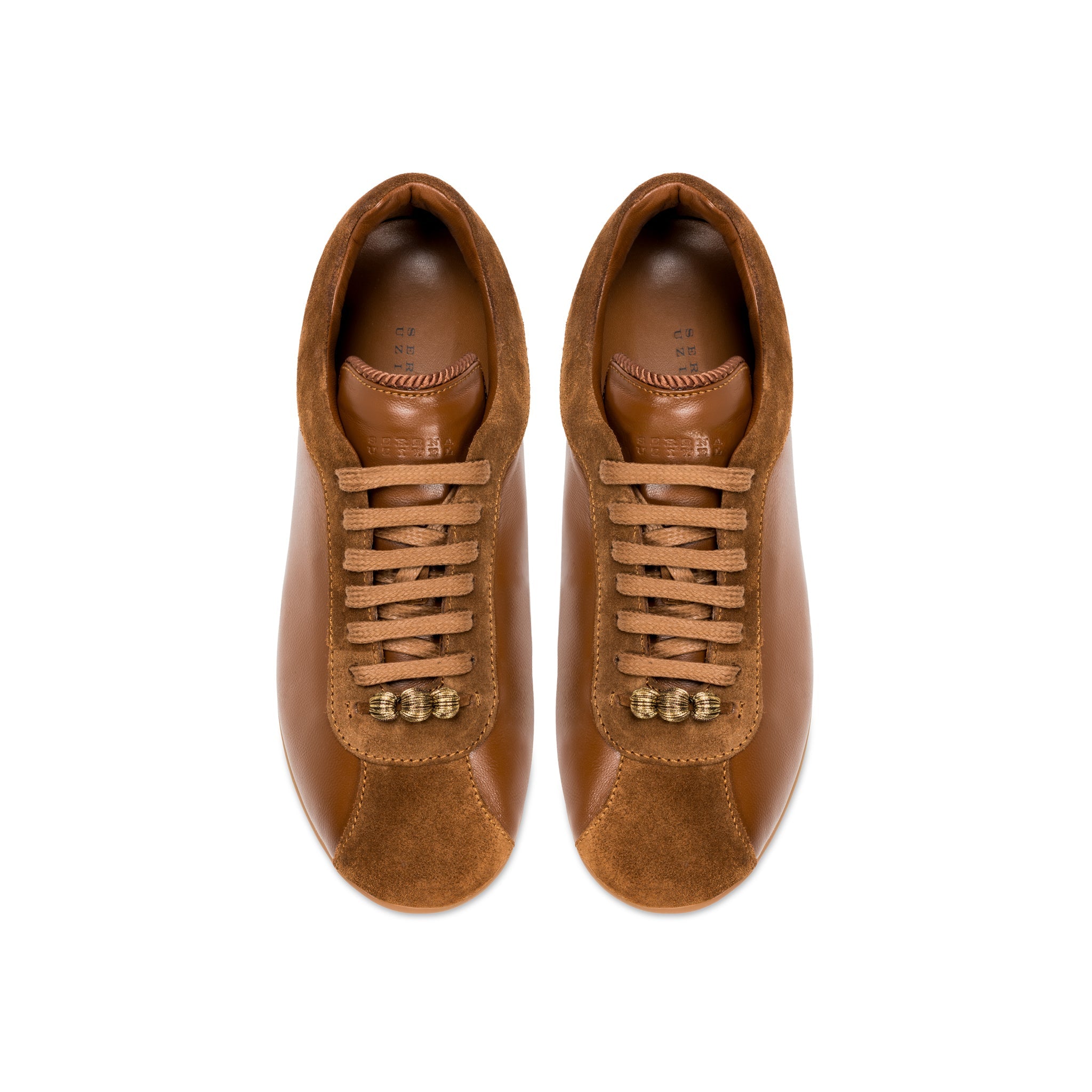 Lyra Kahverengi Deri Sneaker