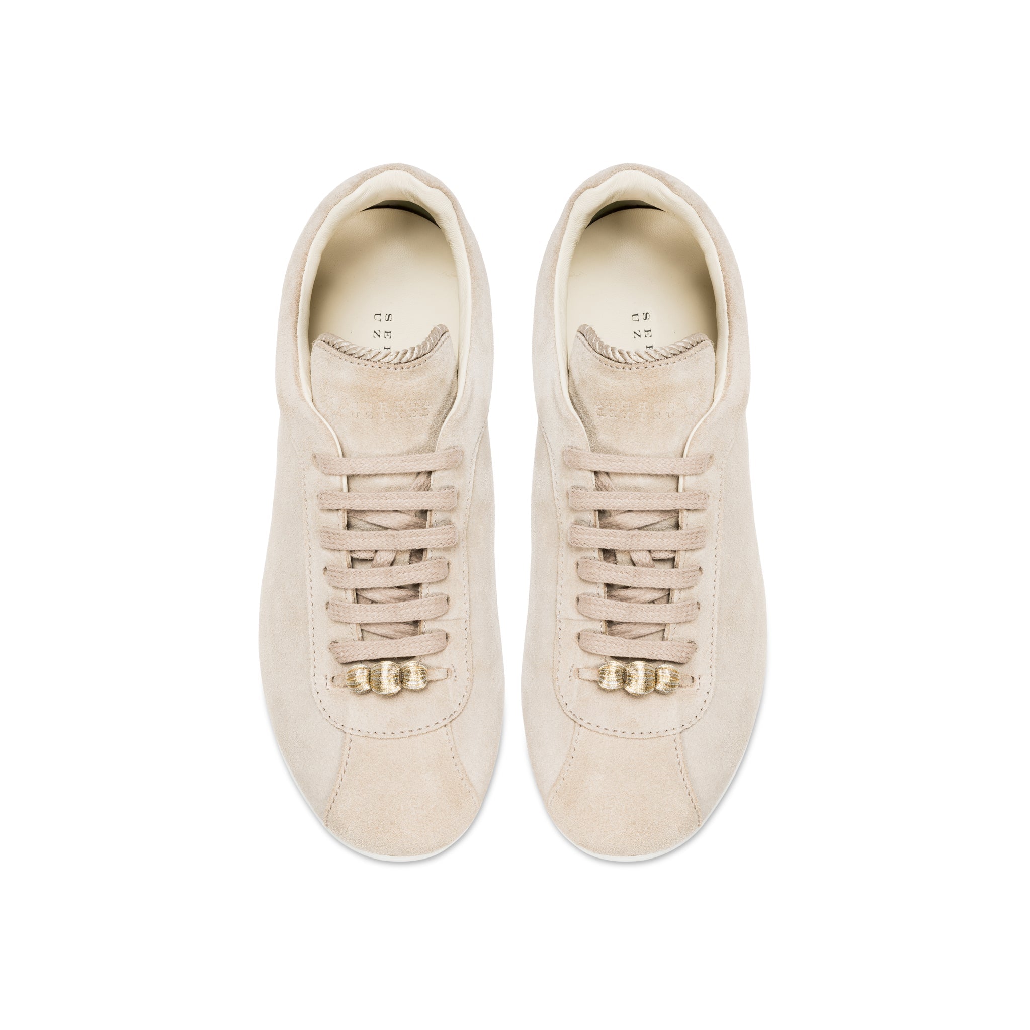 Lyra Ekru Süet Sneaker