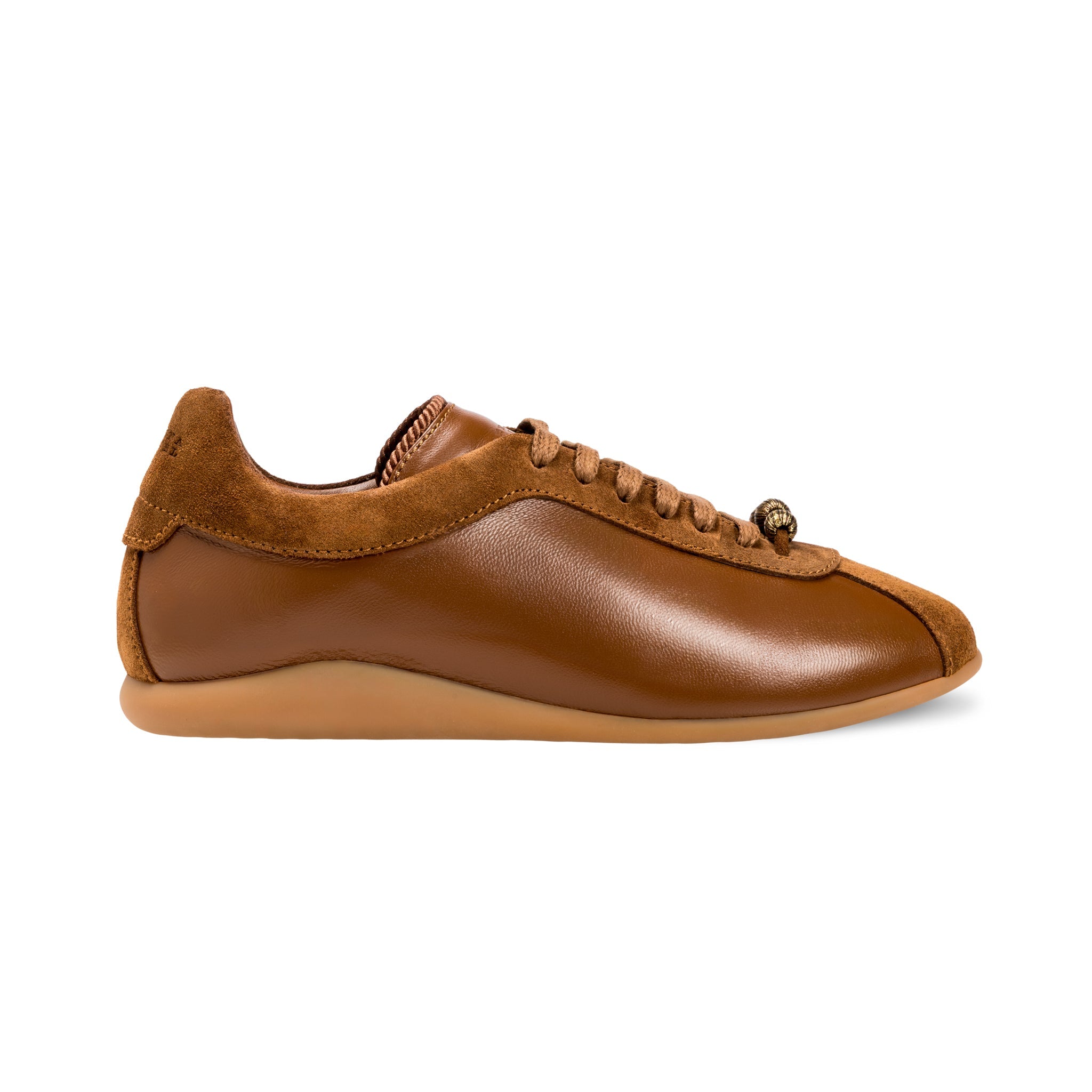 Lyra Kahverengi Deri Sneaker