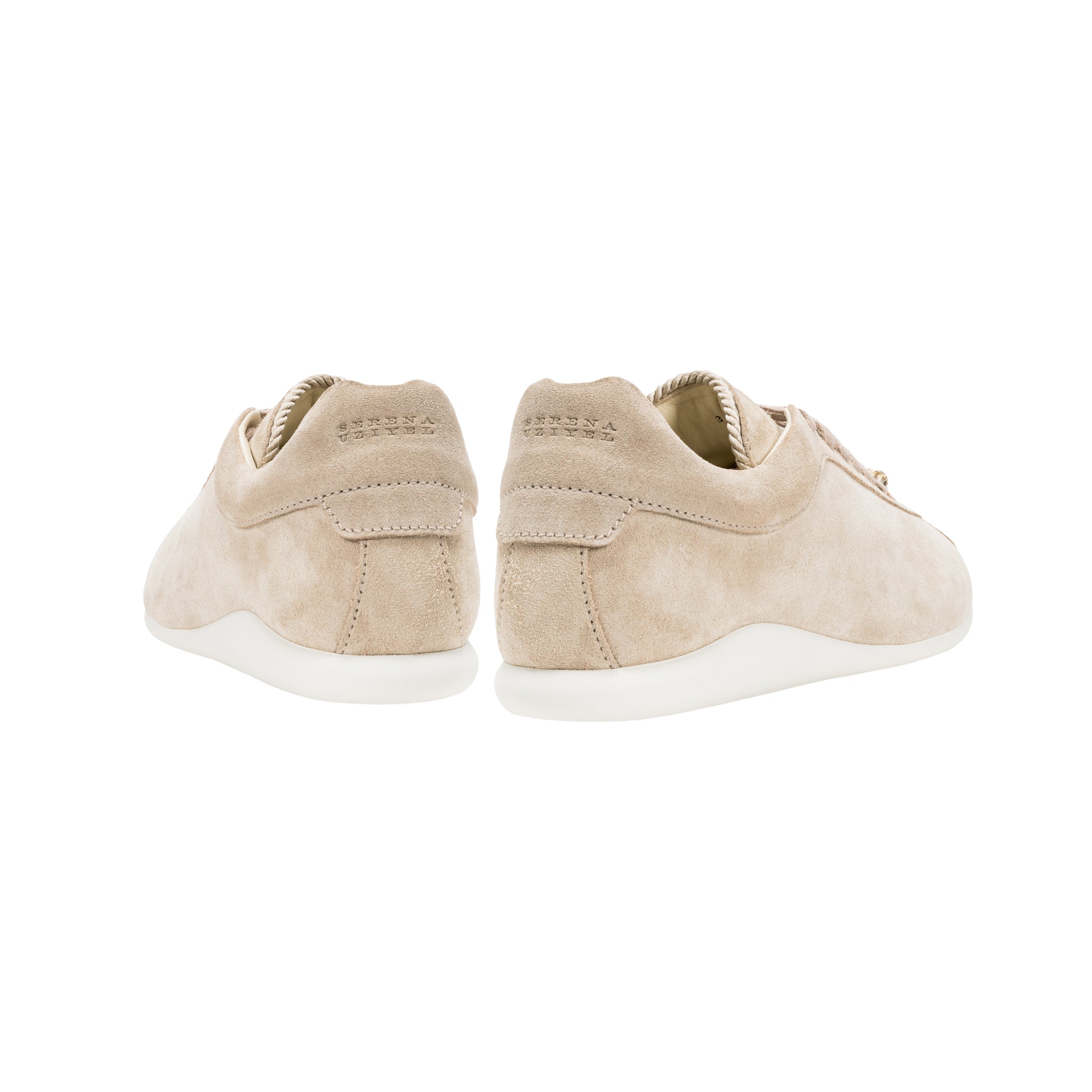 Lyra Ekru Süet Sneaker