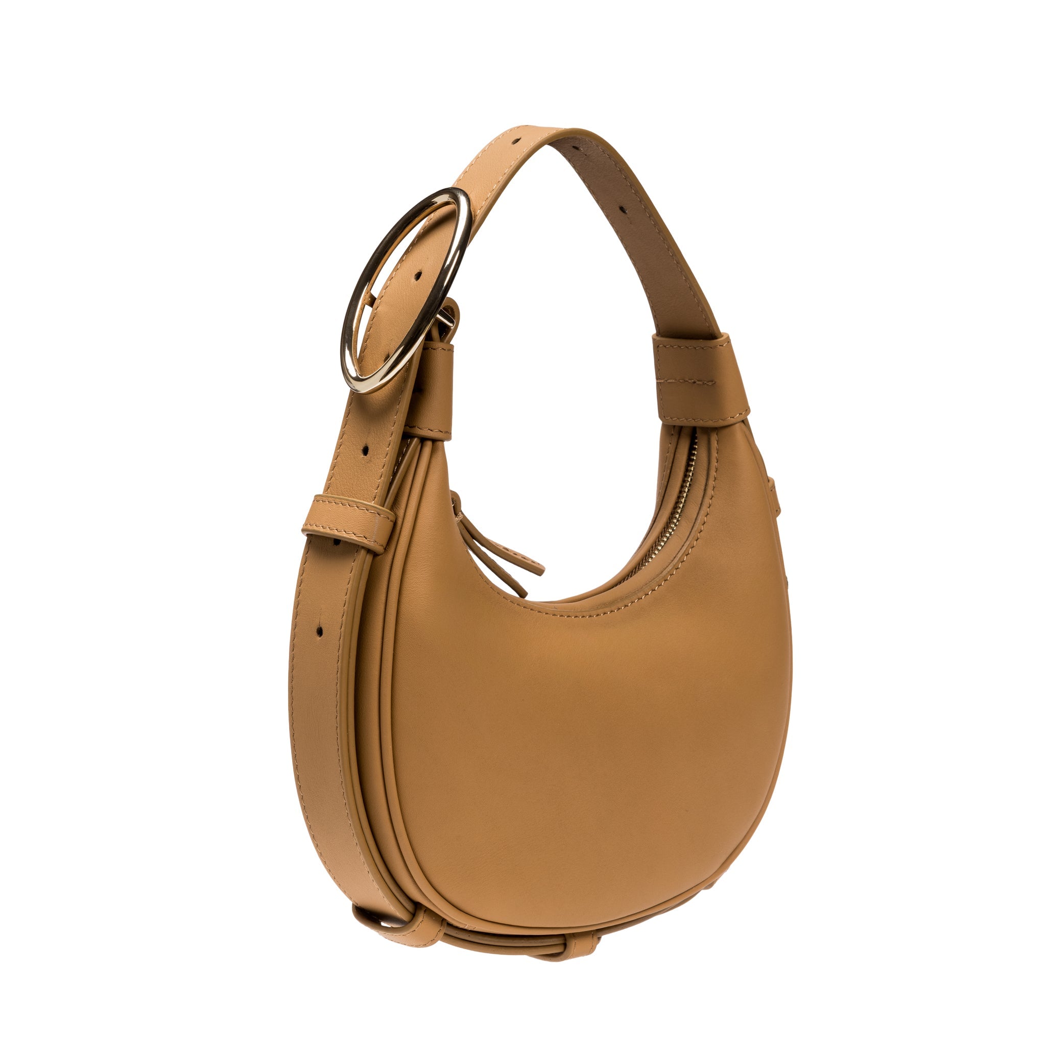 Catena Bej Mini Hobo Çanta