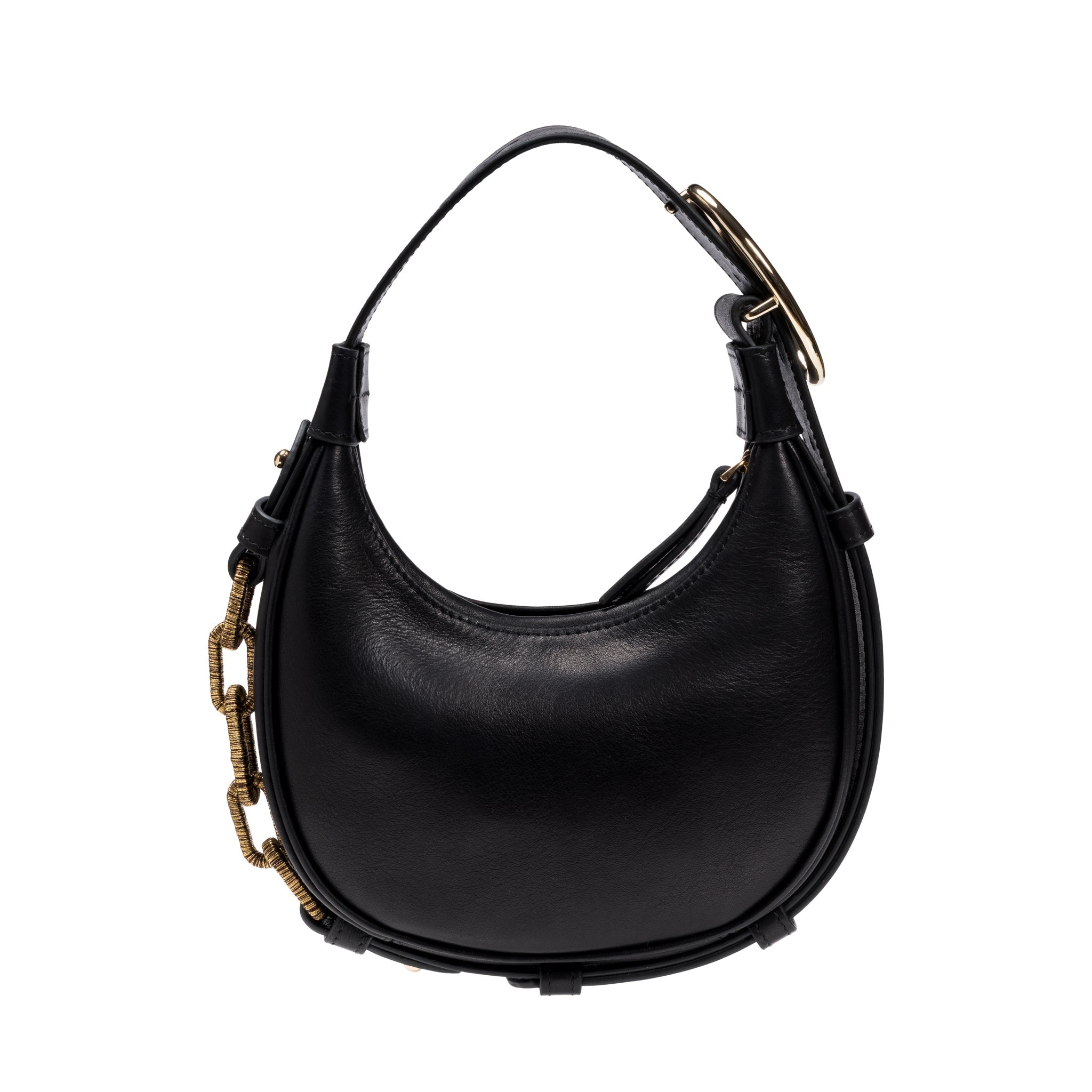 Catena Siyah Mini Hobo Çanta