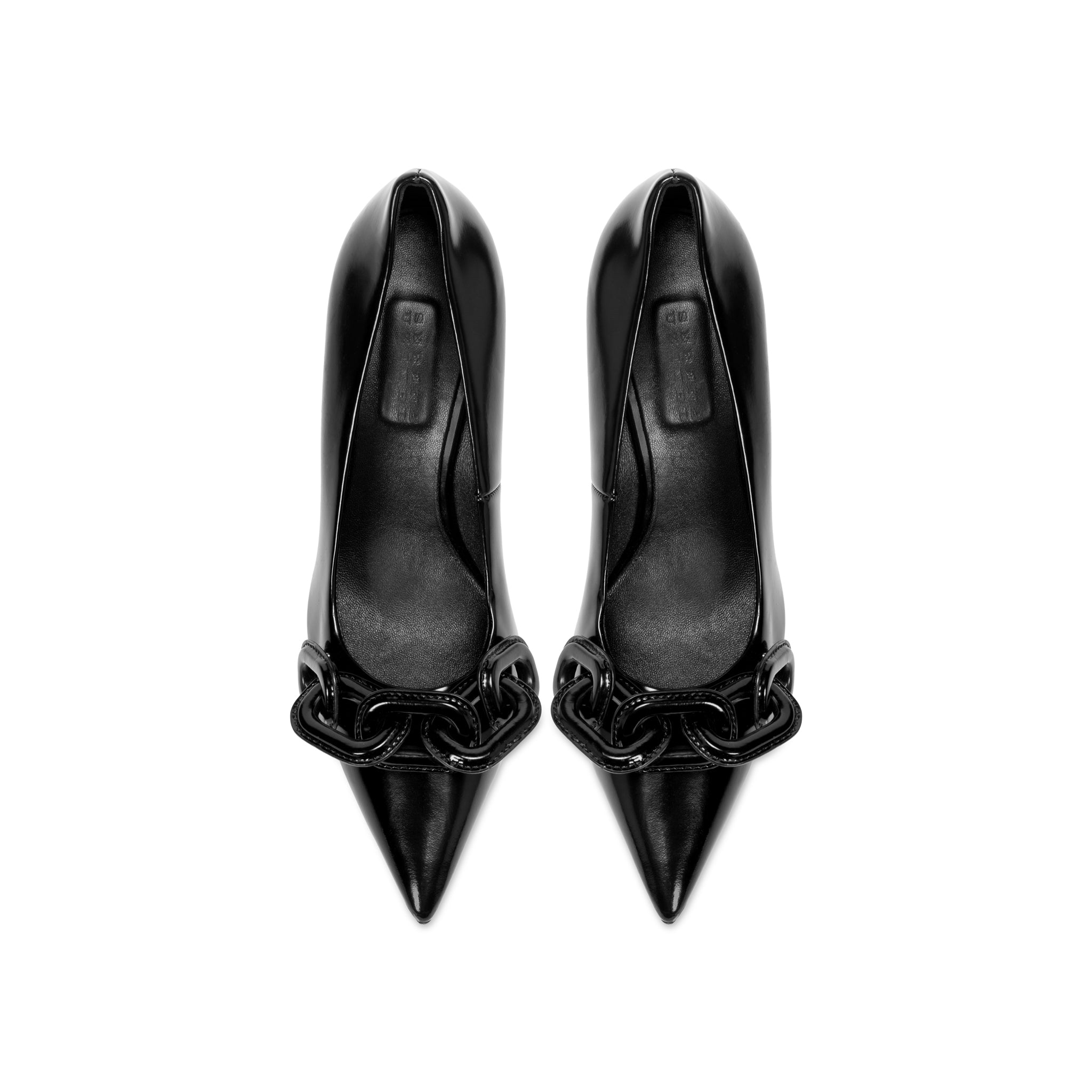 Catena Siyah Rugan Stiletto
