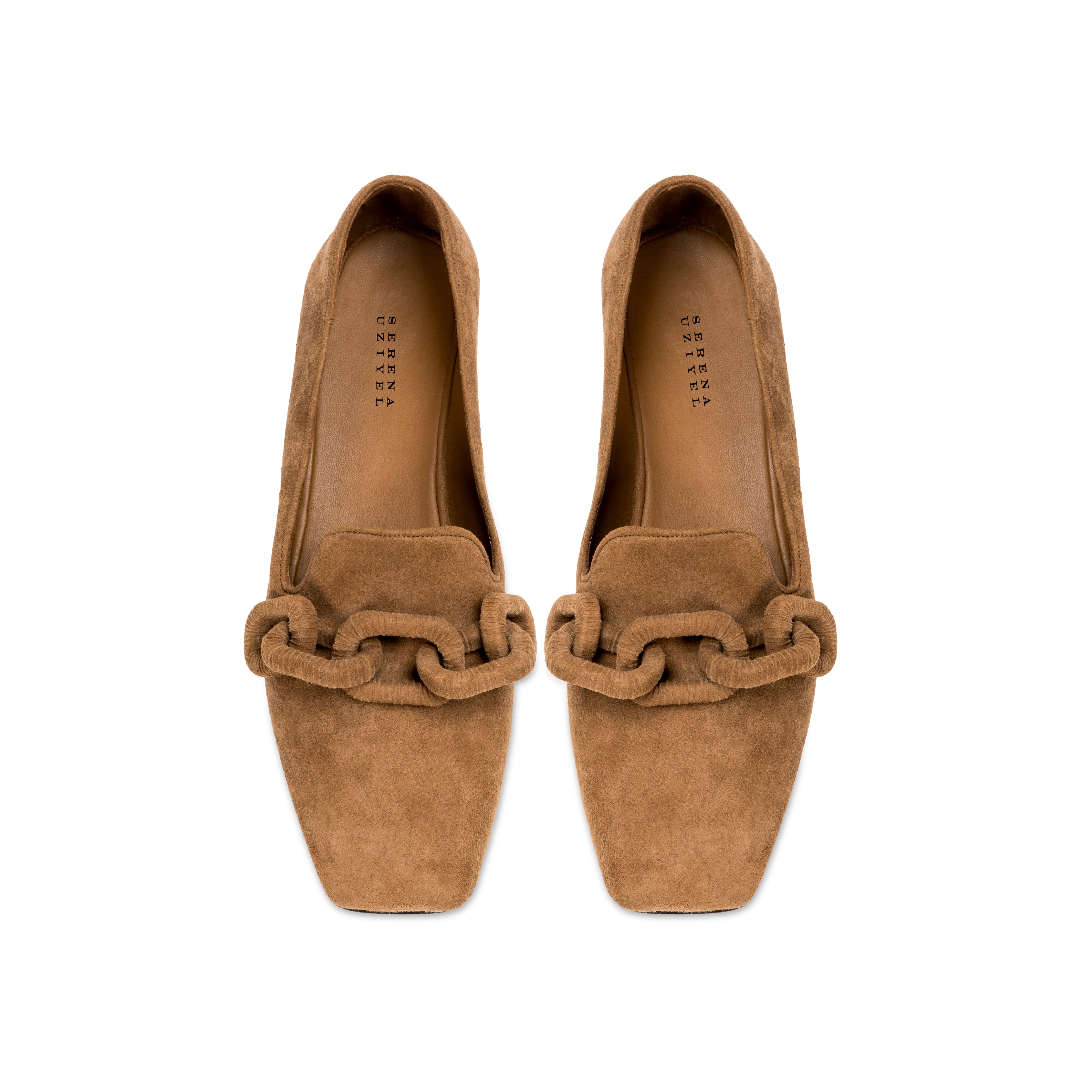 Catena Koyu Bej Süet Loafer