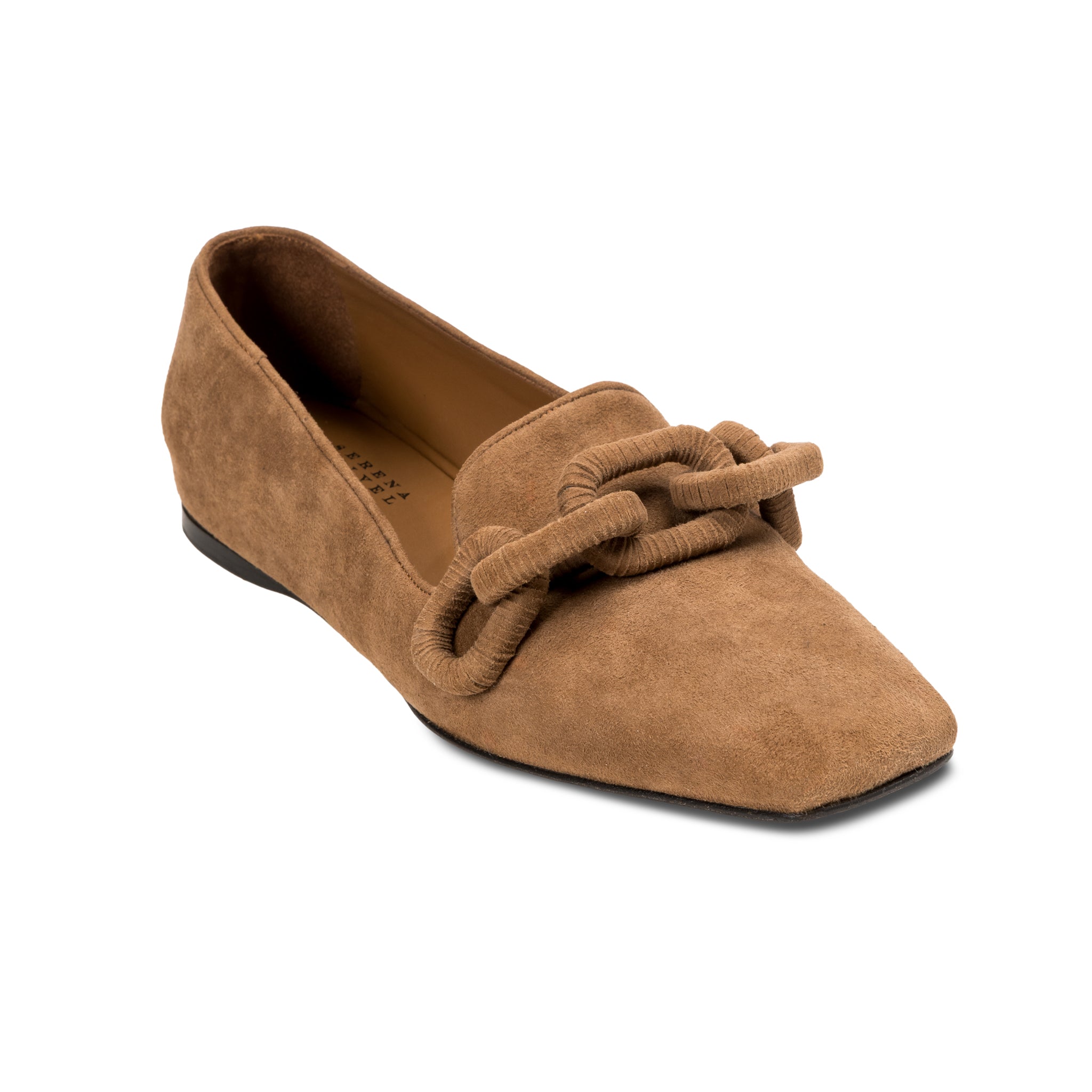 Catena Koyu Bej Süet Loafer