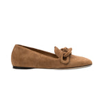 Catena Koyu Bej Süet Loafer