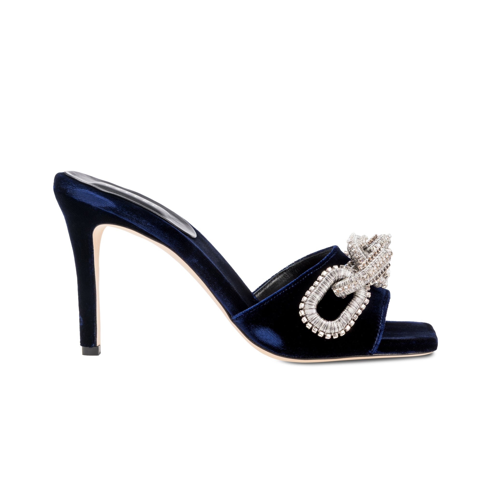 Catena Glam Lacivert Topuklu Terlik