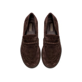 Hedera Acı Kahve Süet Loafer