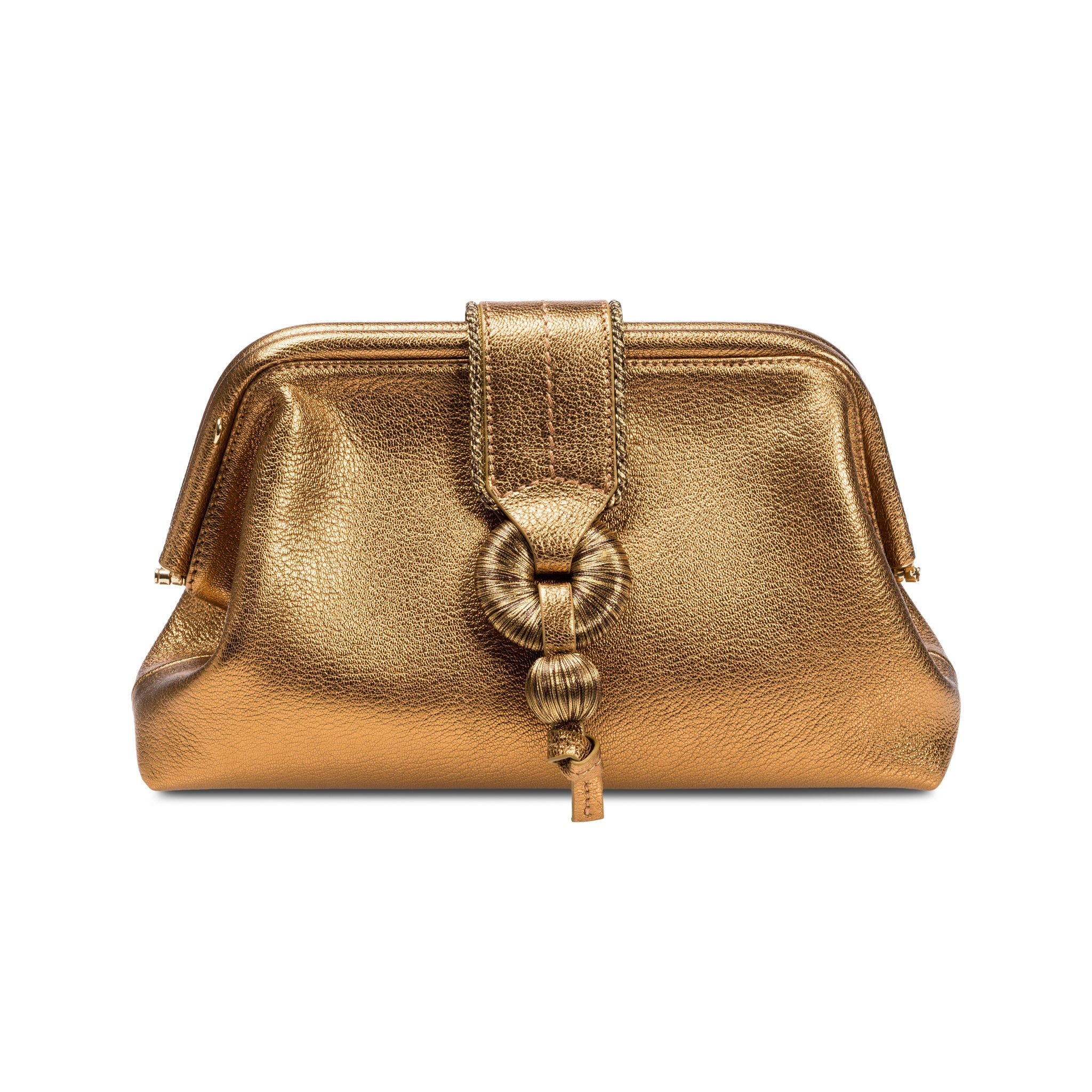 Boho Chic Bronz El Çantası