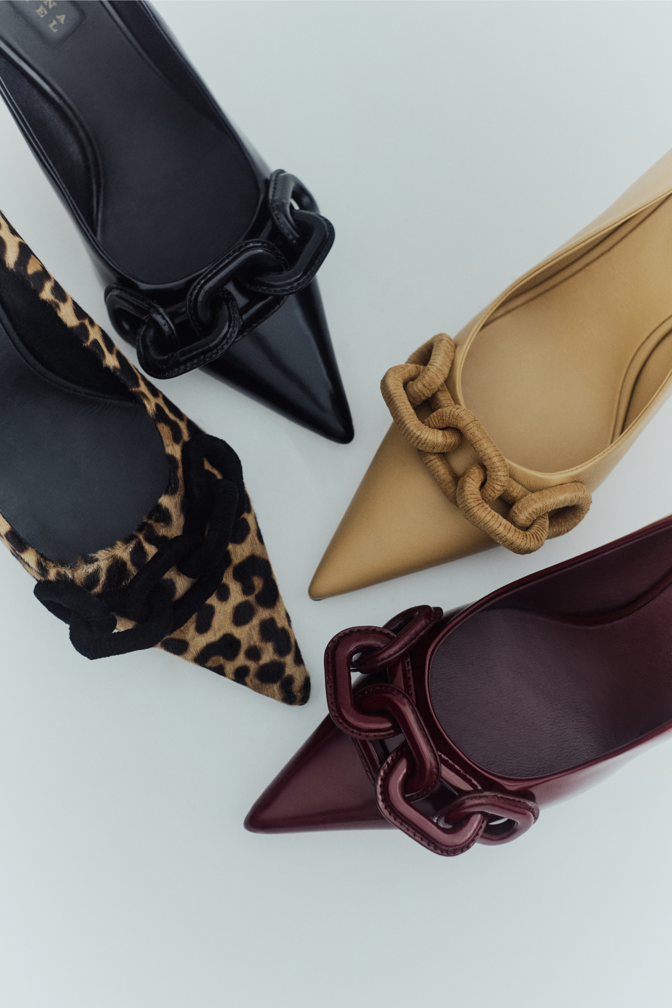 Catena Siyah Rugan Stiletto