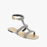 Ronda Gold Ve Silver Sandalet