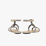 Ronda Gold Ve Silver Sandalet
