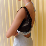 Catena Siyah Mini Hobo Çanta