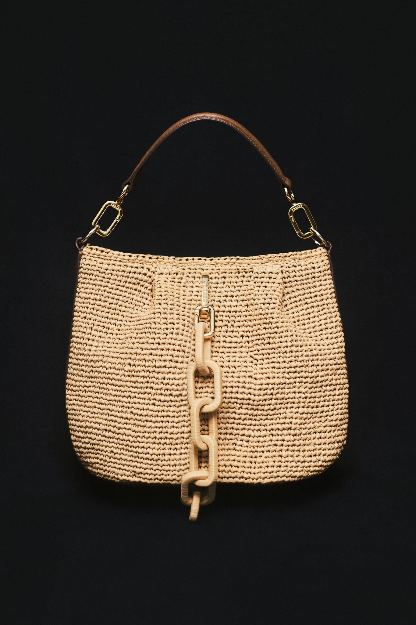 Catena Naturel Rafya Pouch El Çantası