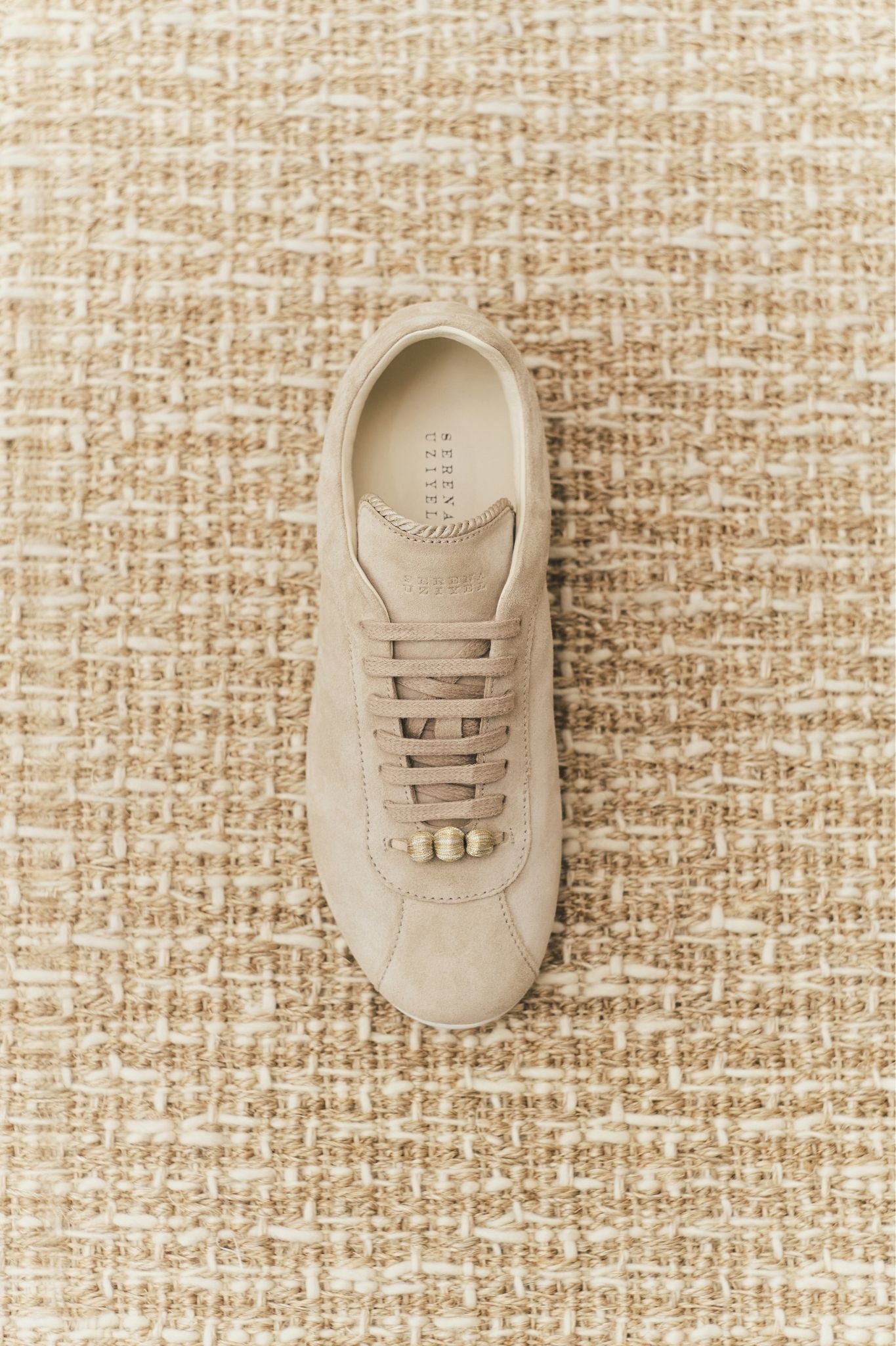 Lyra Ekru Süet Sneaker