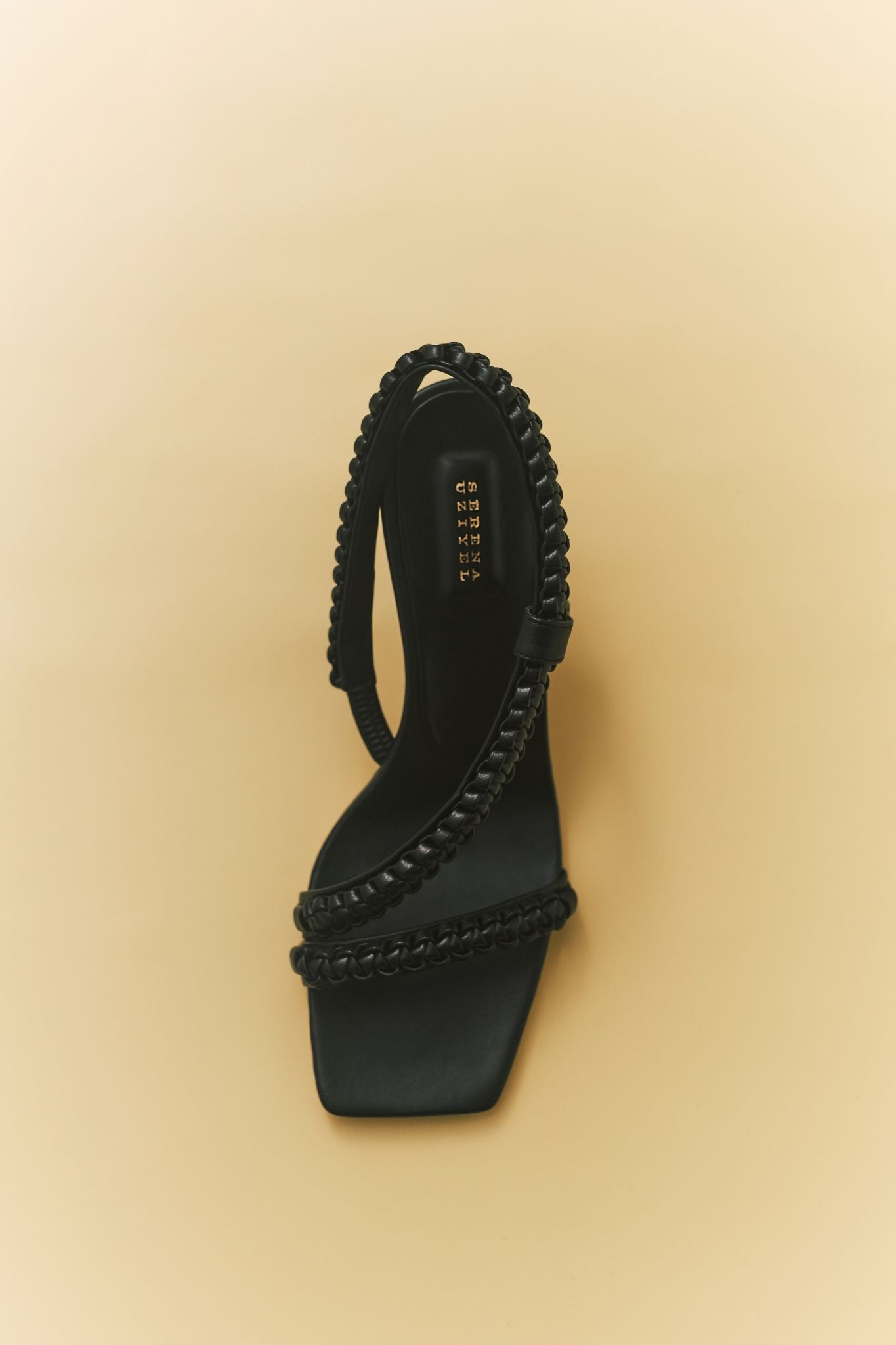 Kibele Siyah Topuklu Sandalet