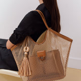 Boho Chic Naturel File Çanta