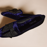 Fiocco Lacivert Kadife Loafer