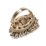 Crystal Gold Abiye Çanta