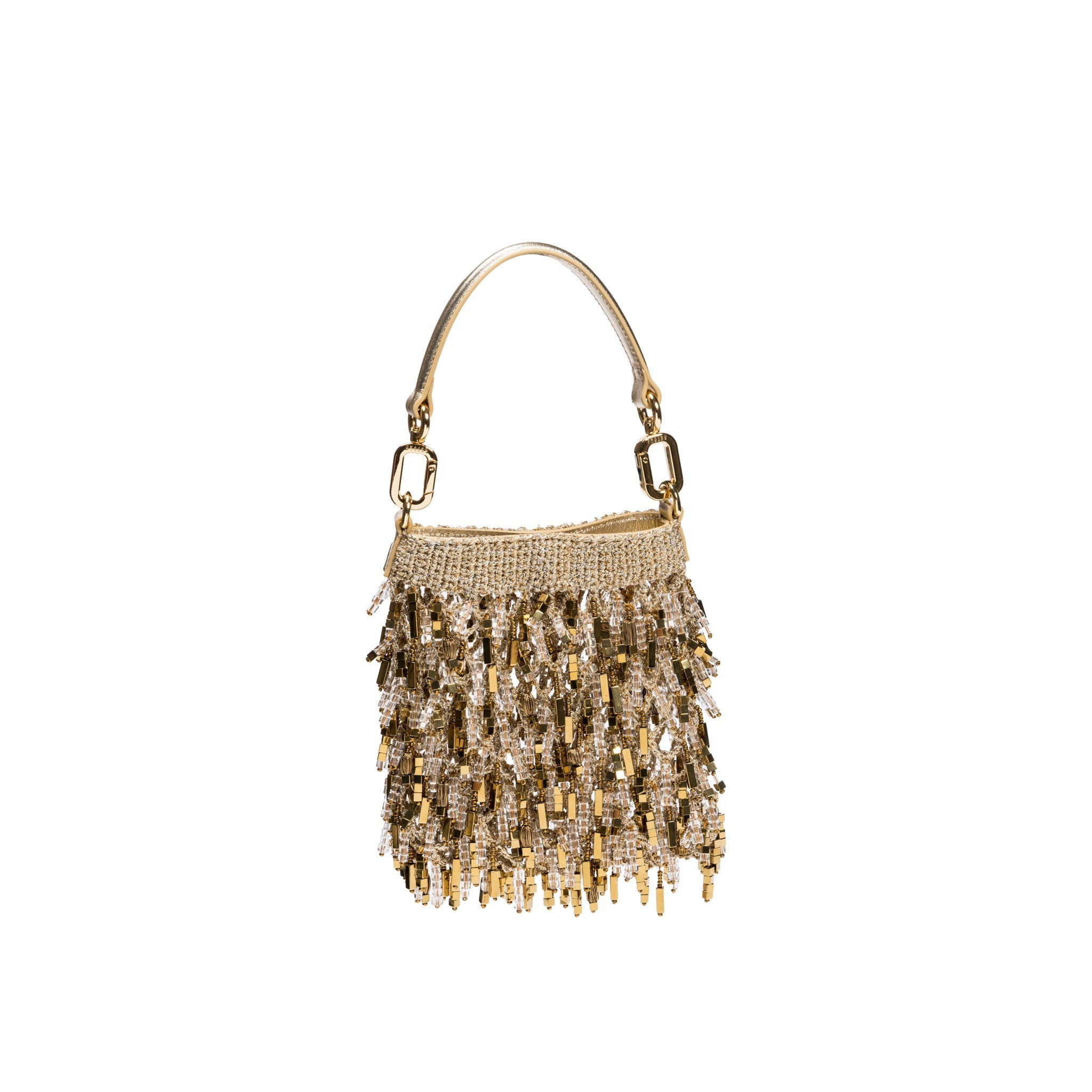 Crystal Gold Abiye Çanta