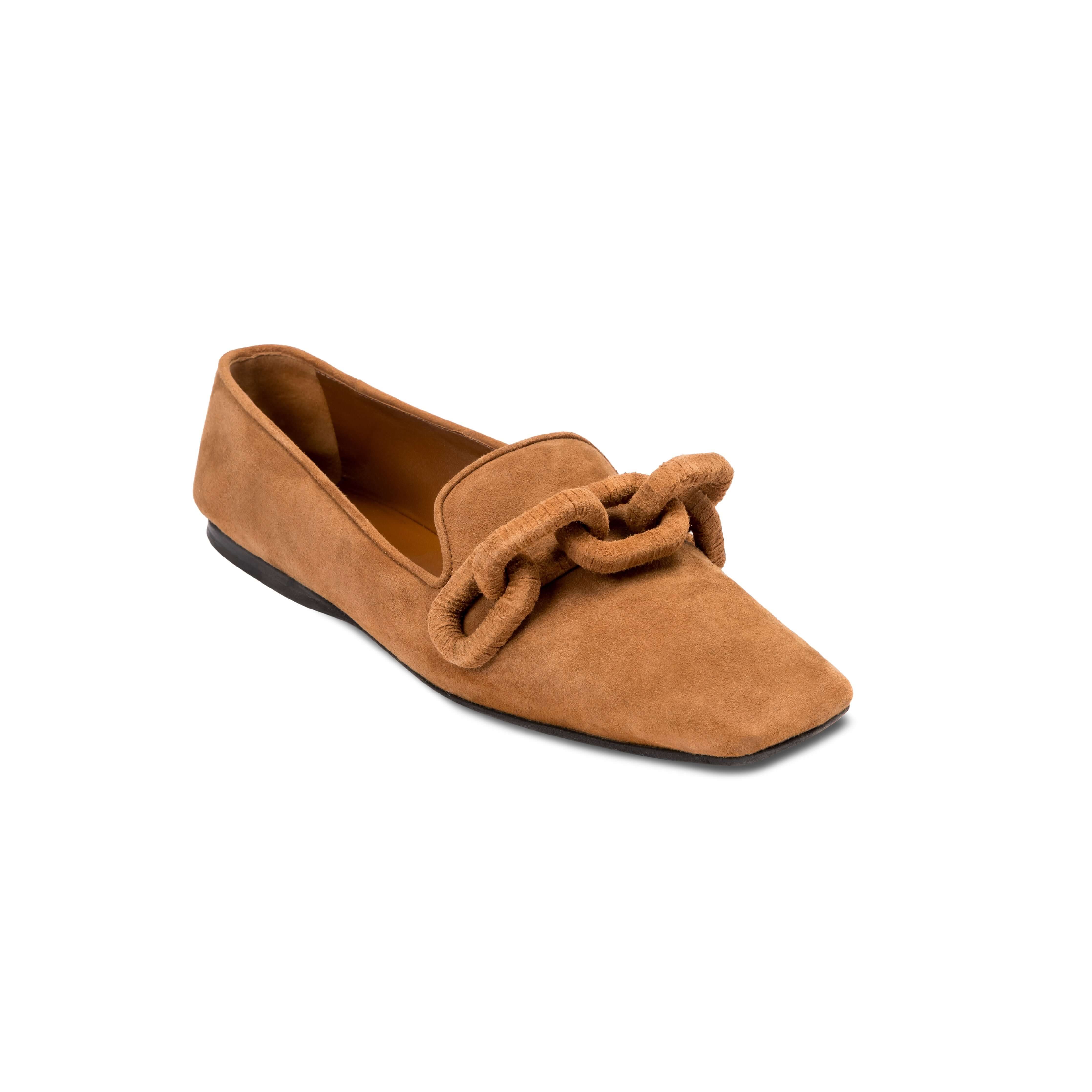 Catena Kahverengi Süet Loafer