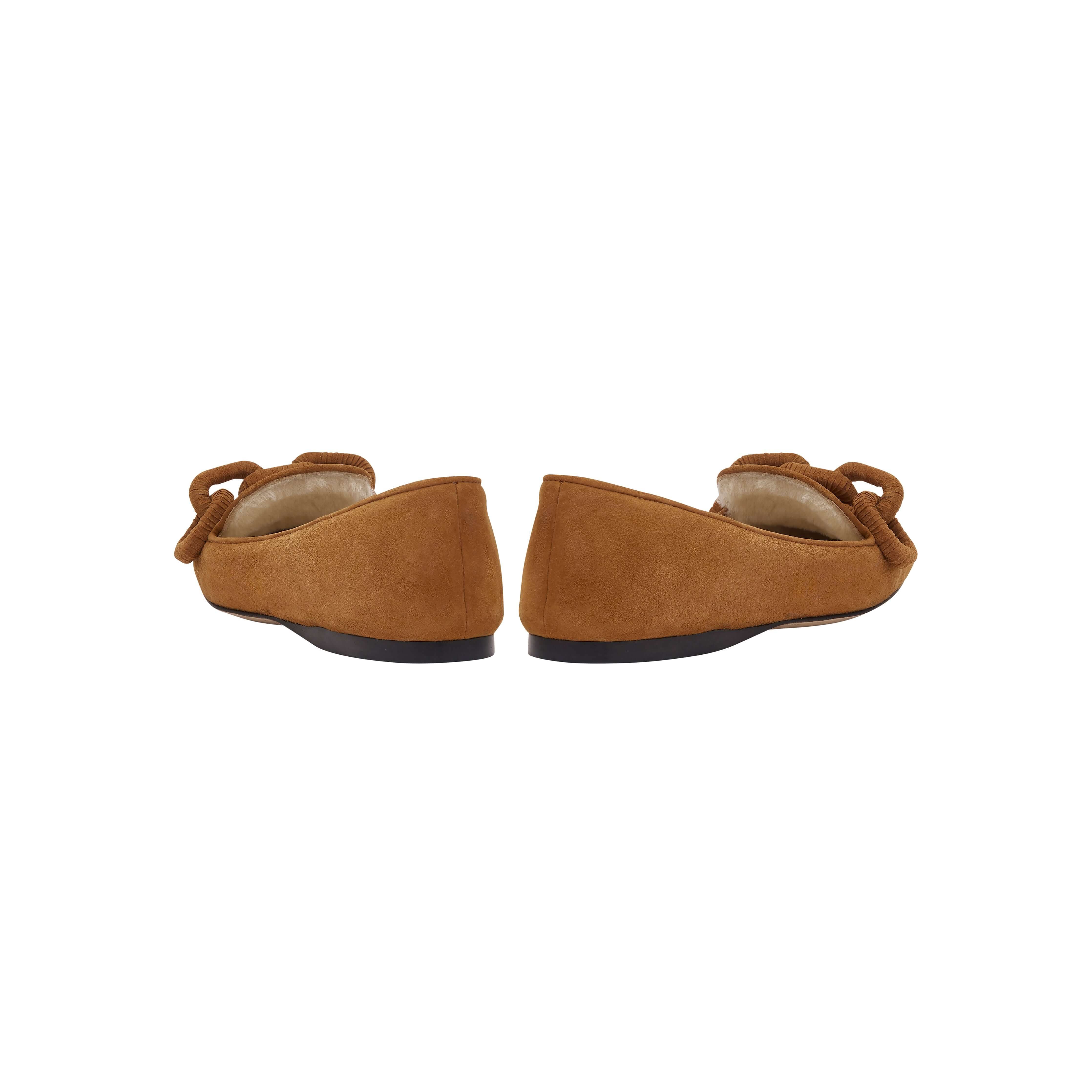 Catena Kahverengi Süet Loafer