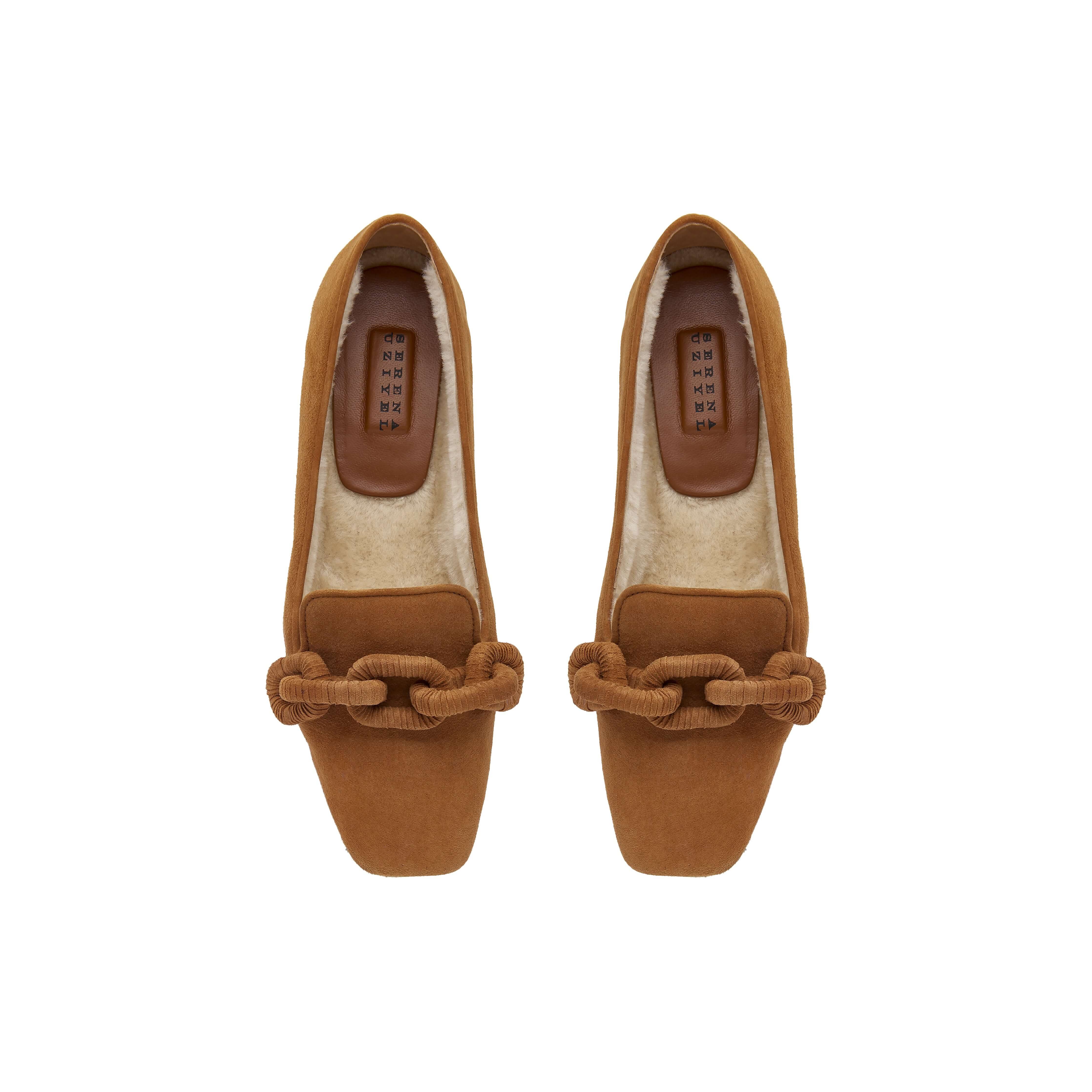 Catena Kahverengi Süet Loafer