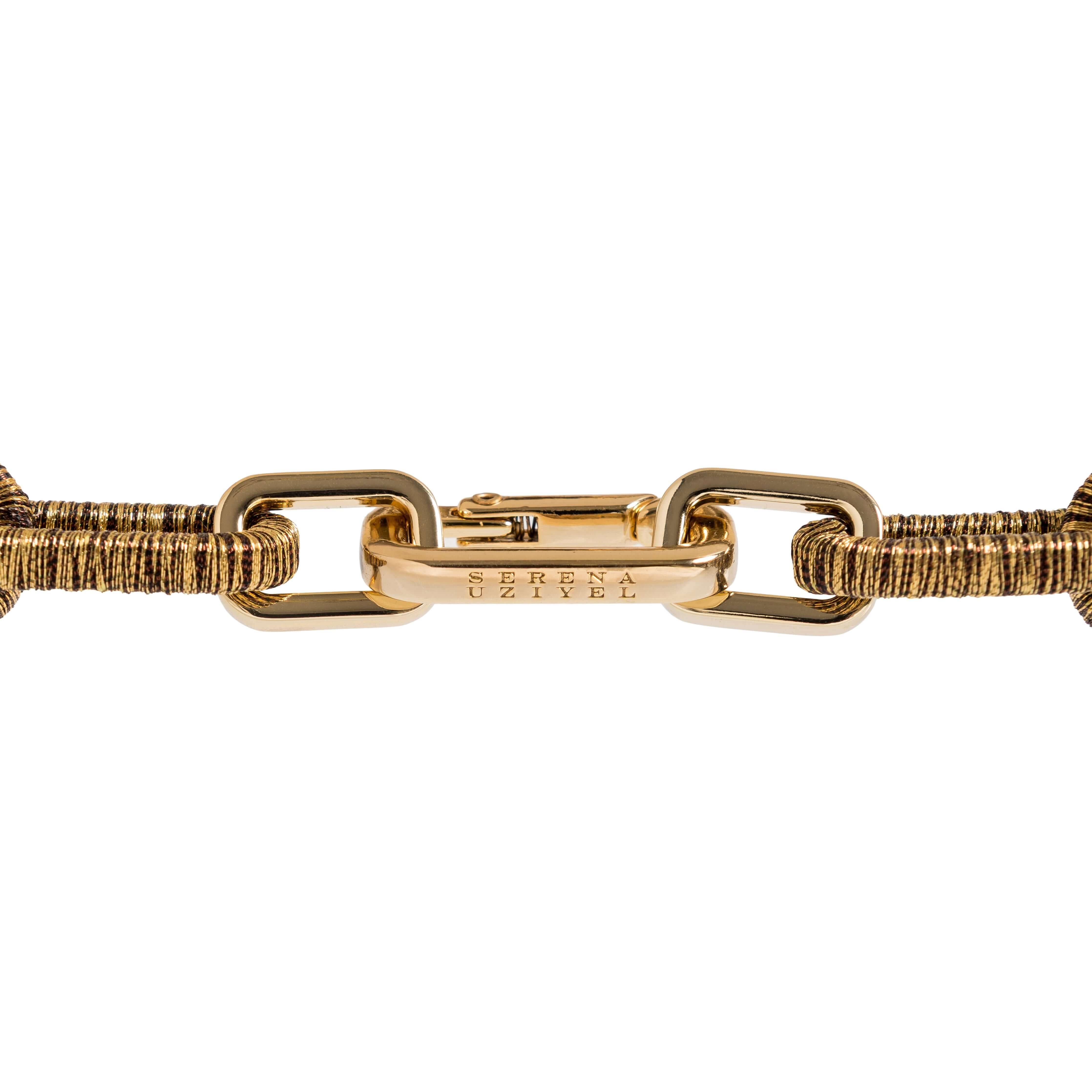 Catena Rectangular Gold Kolye