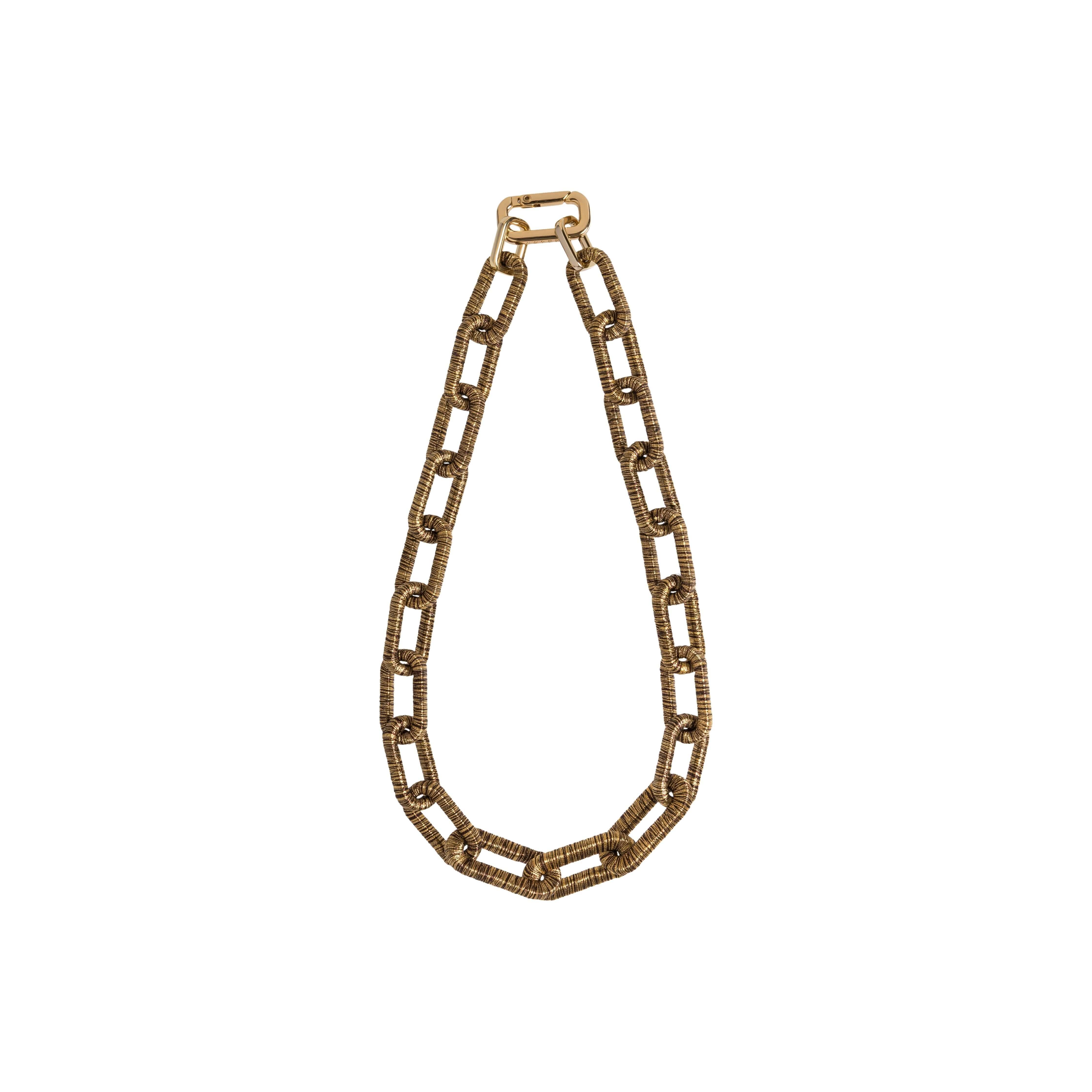 Catena Rectangular Gold Kolye