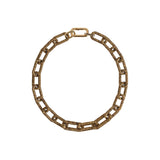 Catena Rectangular Gold Kolye