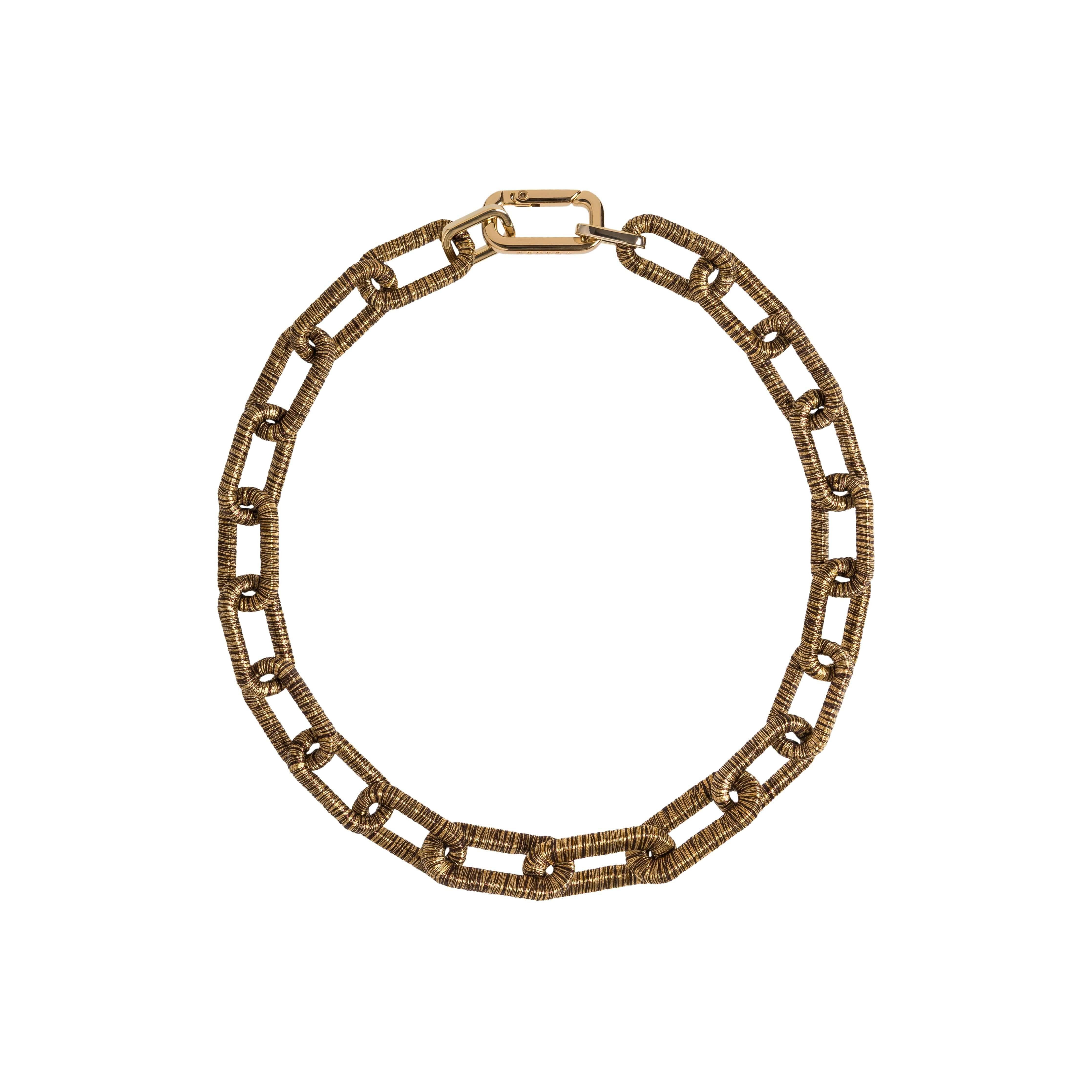 Catena Rectangular Gold Kolye