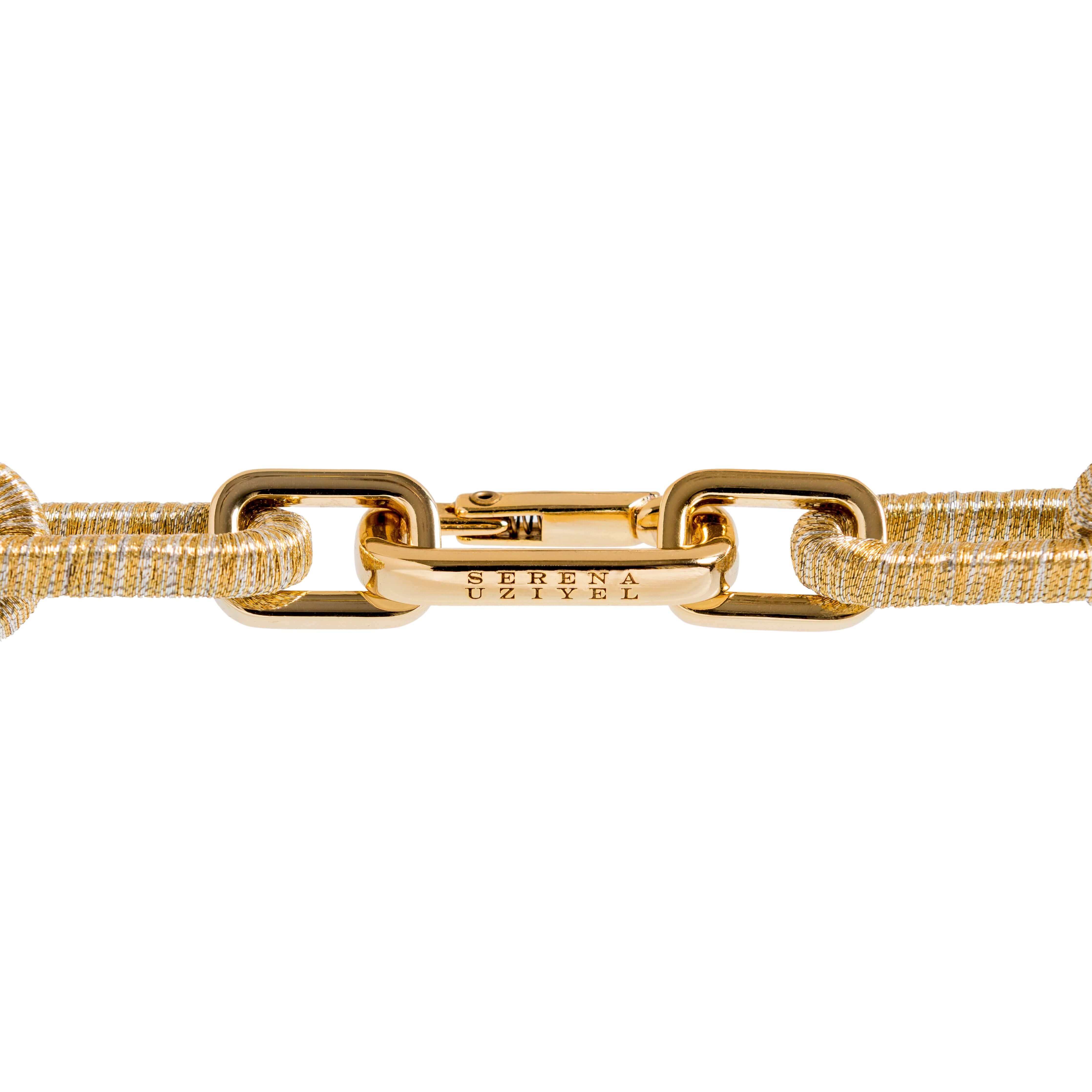 Catena Rectangular Gold Kolye