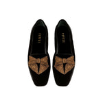 Fiocco Siyah Kadife Loafer