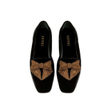 Fiocco Siyah Kadife Loafer
