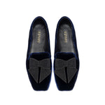 Fiocco Lacivert Kadife Loafer