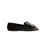 Fiocco Siyah Süet Zımbalı Loafer