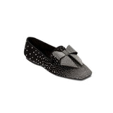 Fiocco Siyah Süet Zımbalı Loafer