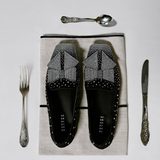 Fiocco Siyah Süet Zımbalı Loafer
