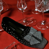 Fiocco Siyah Süet Zımbalı Loafer